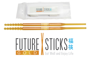 Gold Future Sticks Portable Set. Welcome to chopsticks reinvented 