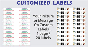 Customize Labels Sheet